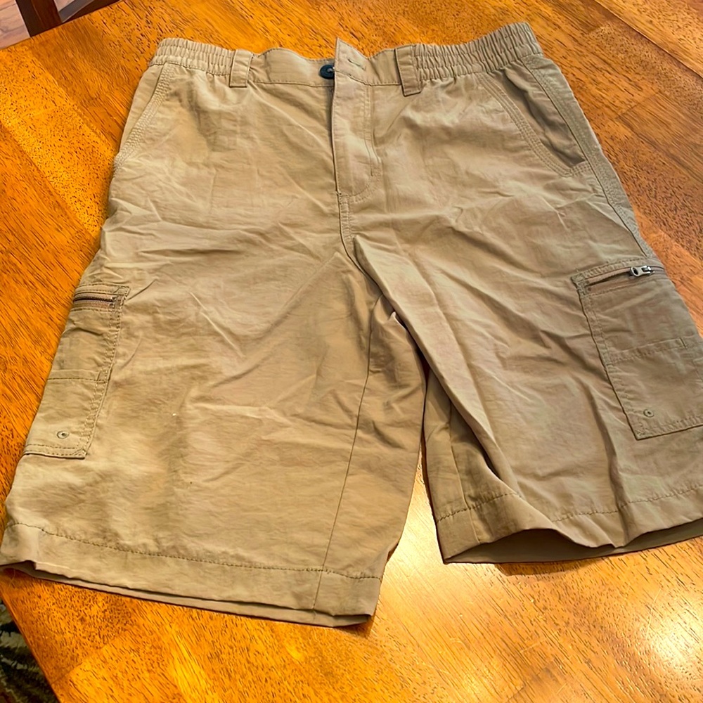 Magellan Outdoor foraging shorts YL khaki color